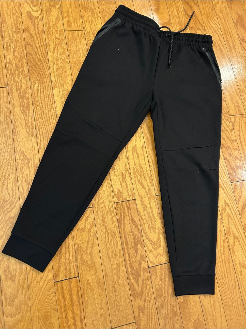 tek gear Men's Black Athletic Jogger Sweatpants